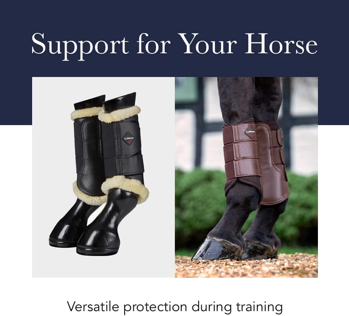 LeMieux Fleece Lined Brushing Boots Pair Bürstenstiefel