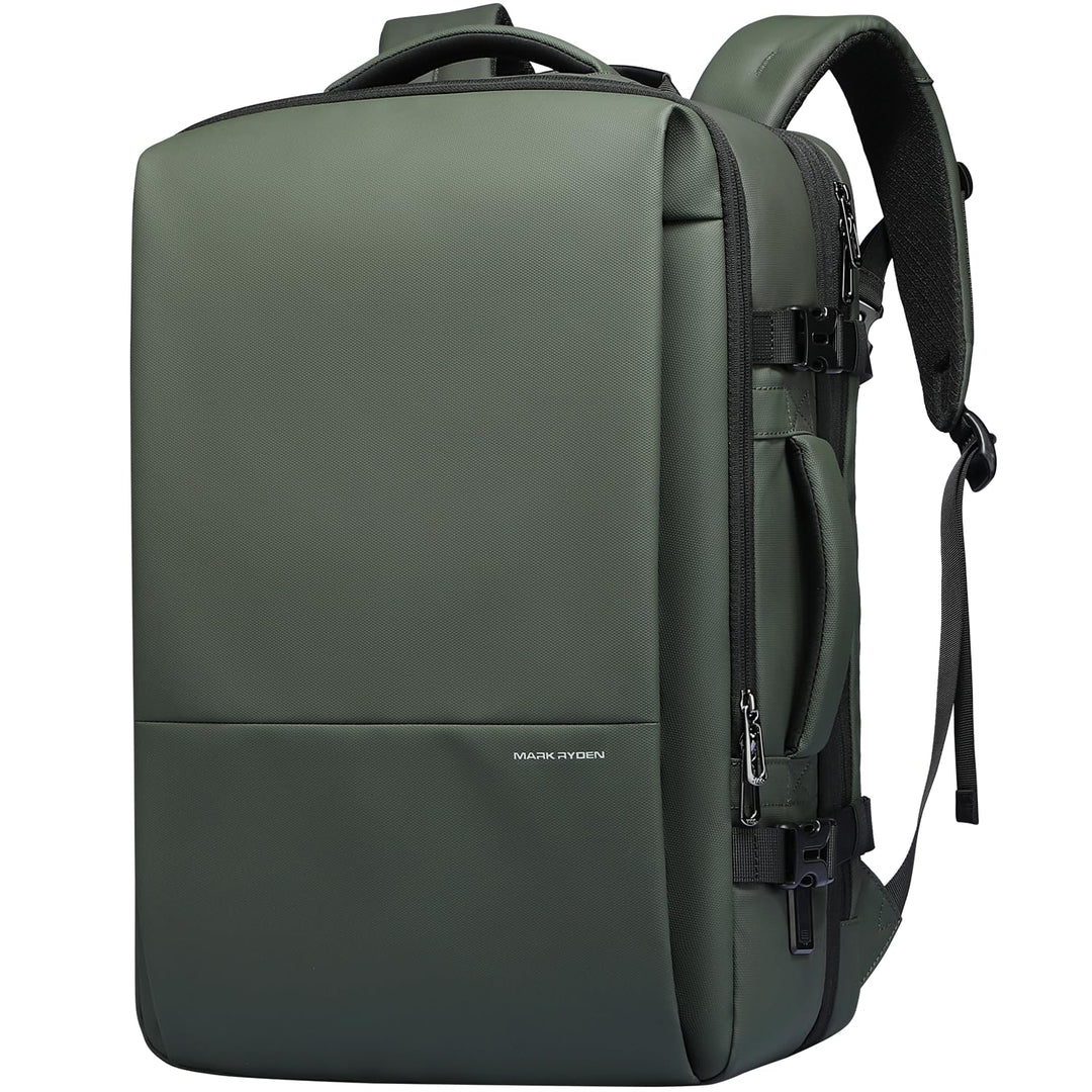 MARK RYDEN 30-45L Geschäftsreiserucksack, Erweiterte Umhängetasche, multifunktionaler Nass- und Troc