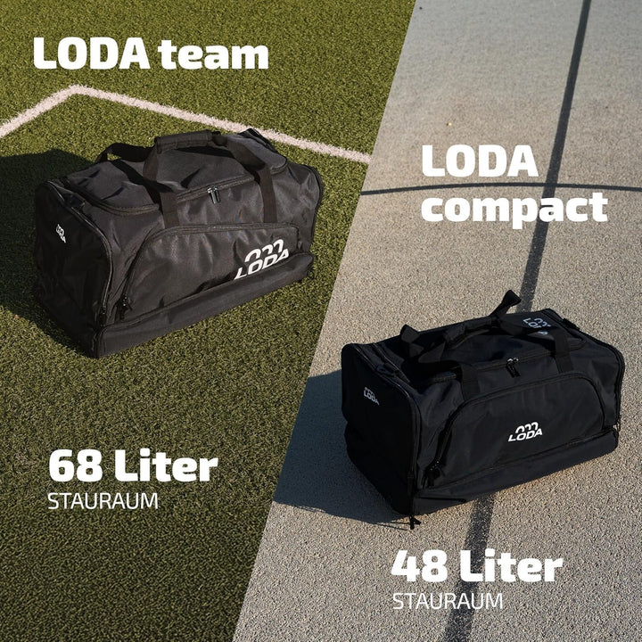 LODA compact (48L) Multifunktions-Sporttasche - Kompakt & Praktisch, Rucksackfunktion, Schuh- und Na