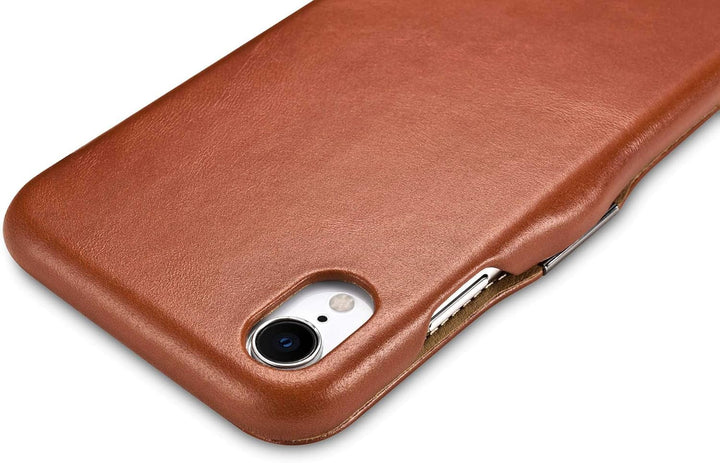 Mobiskin Hülle kompatibel mit Apple iPhone XR (6,1 Zoll), Handyhülle mit echtem Leder, Case, Schutzh