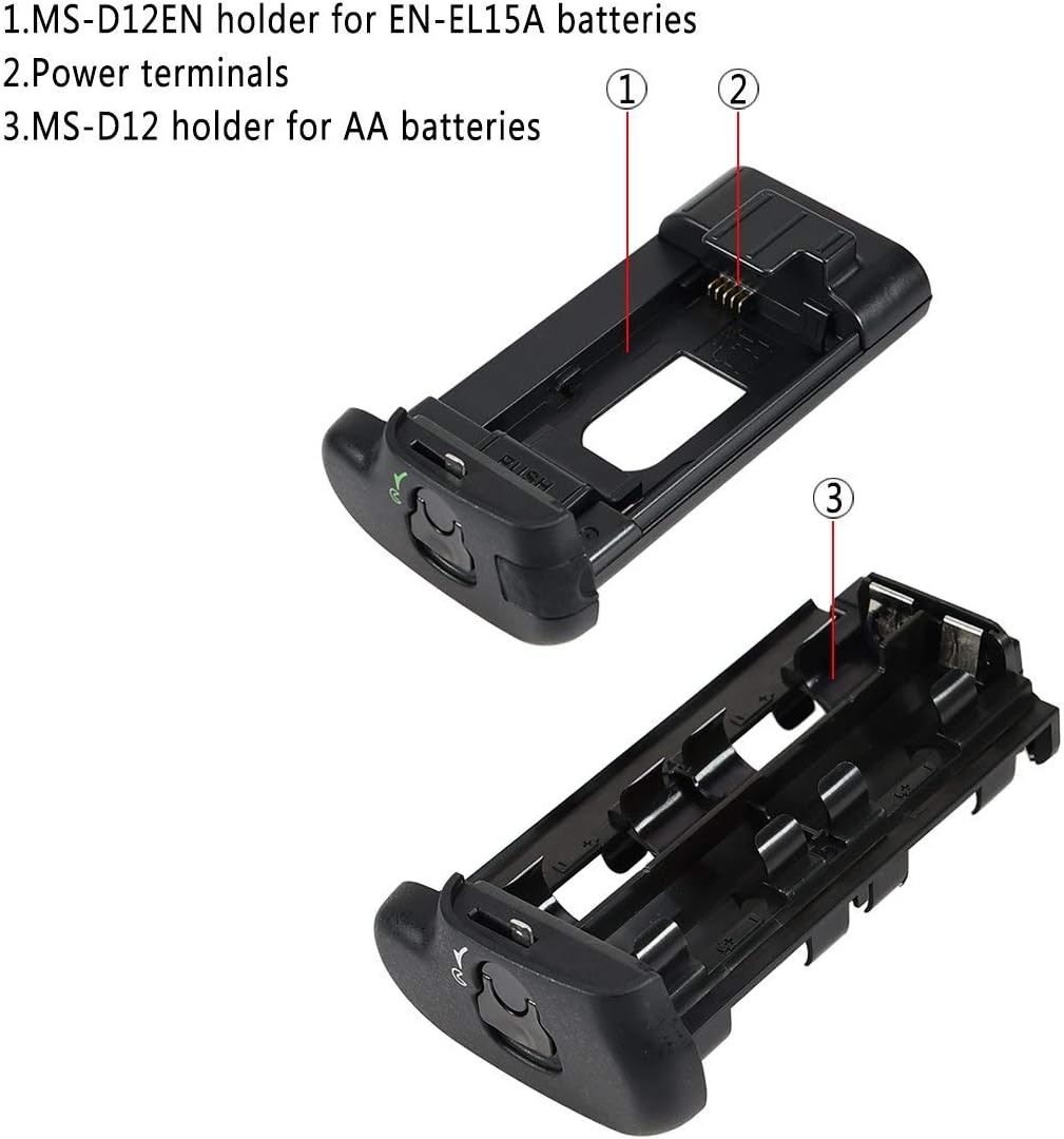 DSTE MB-D18 Batteriegriff mit Infrarot-Fernbedienung Kompatibel für Nikon D850 Digitalkamera