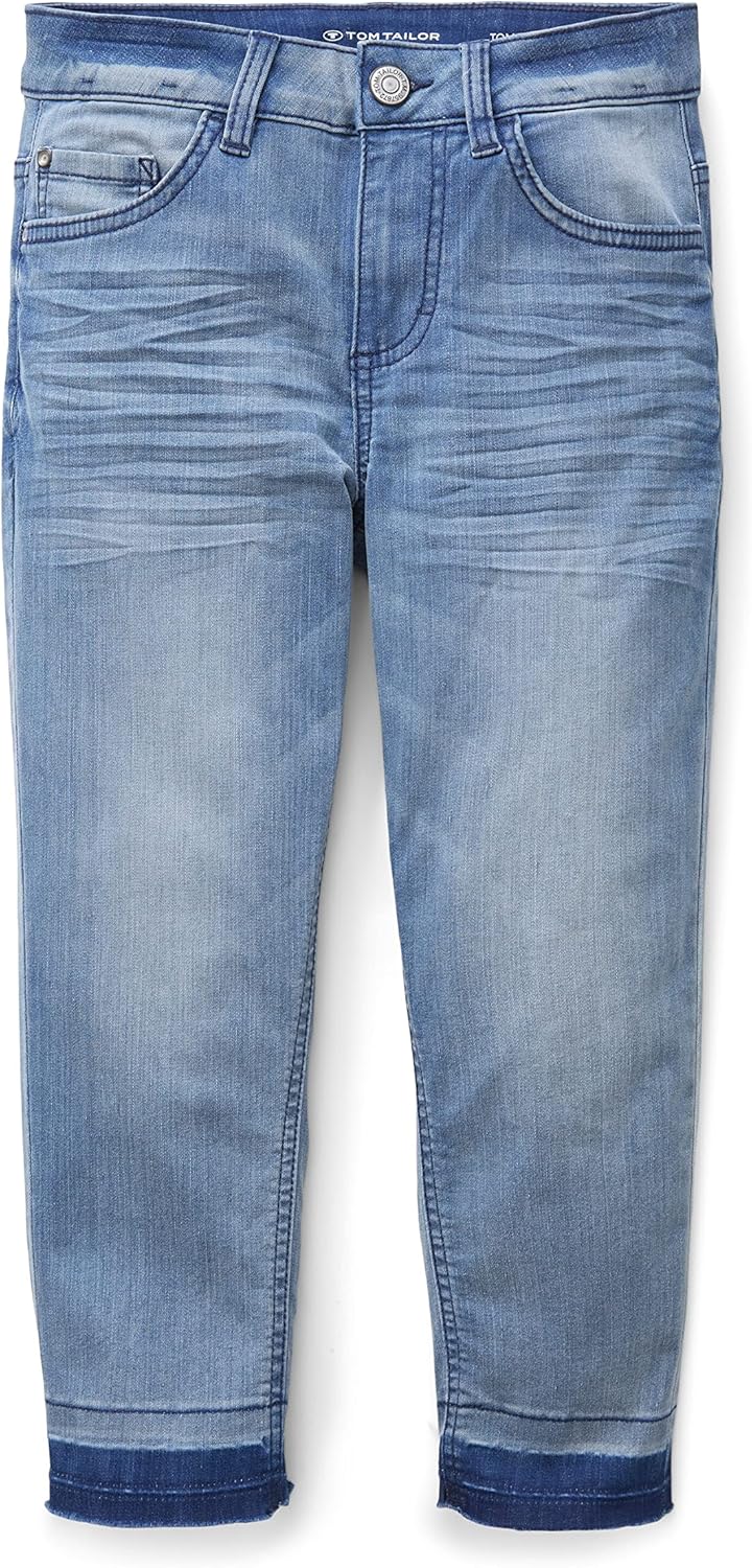 TOM TAILOR Damen Alexa Capri Jeans 1031731 27 10280 - Light Stone Wash Denim, 27 10280 - Light Stone