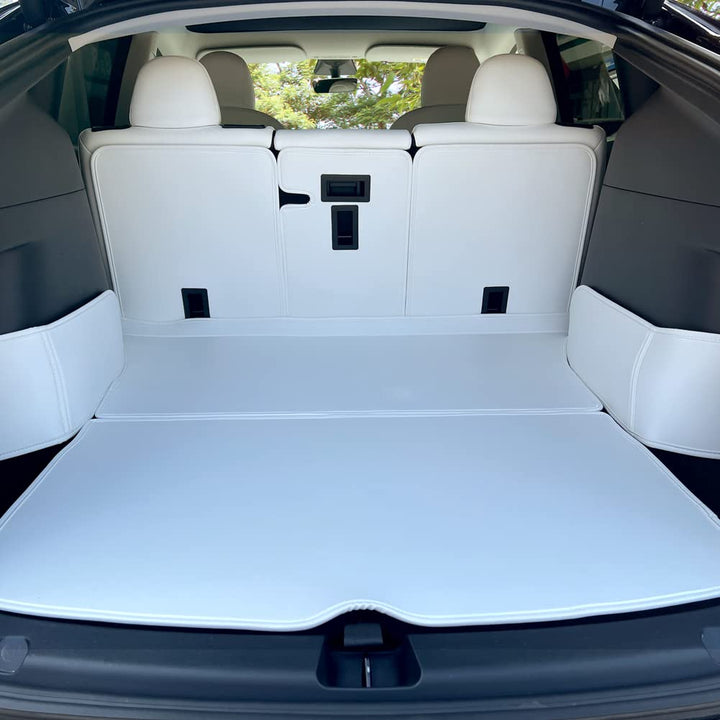 TESBEAUTY Cargo Liner Cargo-Matten für Tesla Model Y 5-Sitzer Kofferraummatten Fussmatten 7 Stück Al