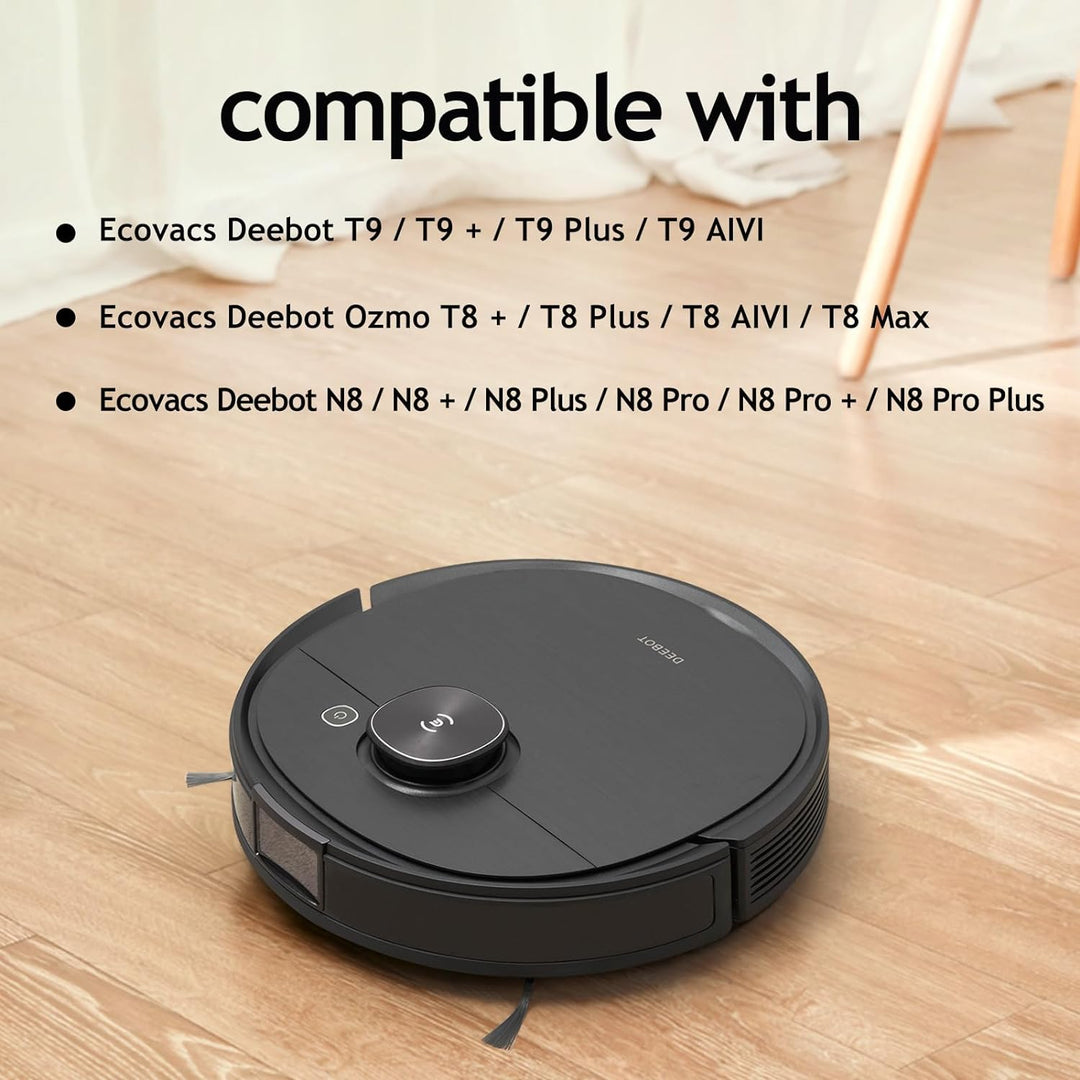 Chuancheng 50 Stück Wischtuch-Zubehör für Ecovacs Deebot Ozmo N8 Pro +/ T8 Max/ T9 AIVI/ T8 +/ N8Pro