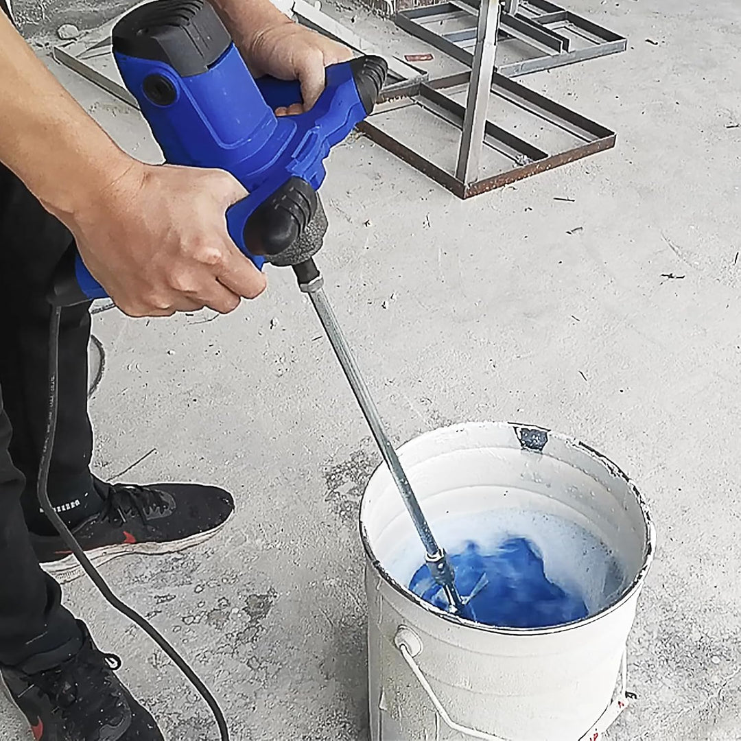 Mörtel Rührgerät 2600W Rührwerk Beton Elektrisch Rührwerk Stablänge: 570mm, Rührkorb-Ø: 120mm, Drehz