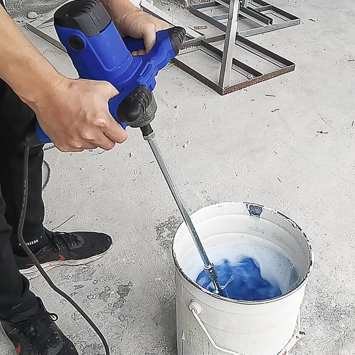 Mörtel Rührgerät 2600W Rührwerk Beton Elektrisch Rührwerk Stablänge: 570mm, Rührkorb-Ø: 120mm, Drehz