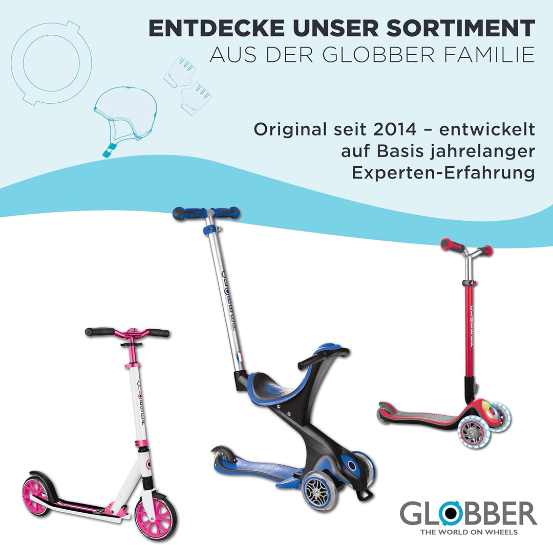 Globber Go Up Active Beleuchtung, 360 Grad, Evolutionärer Roller mit Sitz und Lichtern für Kleinkind
