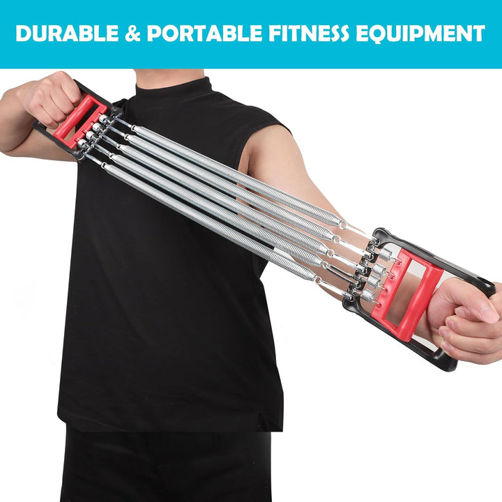 sourcing map Chest Expander Verstellbar, Brust Arm Expander für Männer & Frauen, Fitness Equipment m