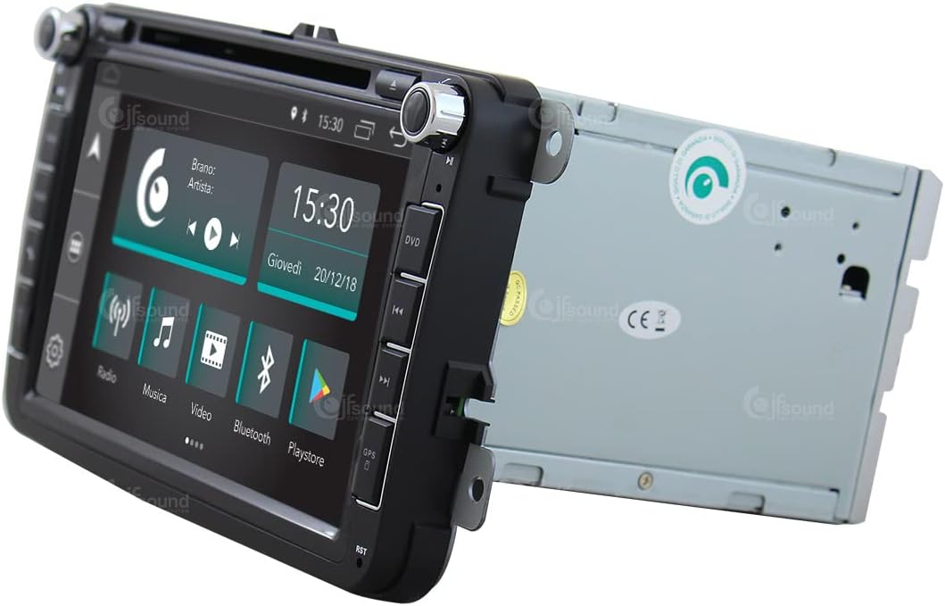 Costum fit Autoradio für Volkswagen Android GPS Bluetooth WiFi Dab USB Full HD Touchscreen Display 9