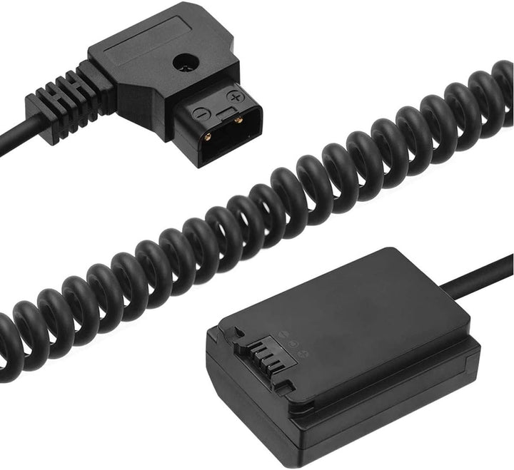 HangTon V-Mount D-Tap auf NP-FZ100 DC-Koppler Netzteil Blindbatterie für Sony A9 A7R3 A7M3 A7S3 A7II