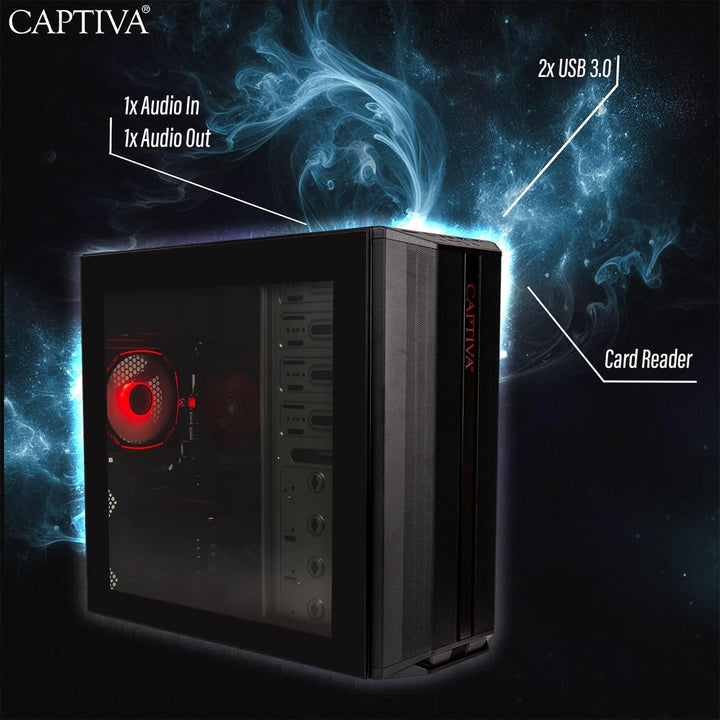 Captiva PC Power Starter R76-210 | AMD Ryzen 5 5600G | 32GB DDR4 RAM | AMD Radeon Graphics | 1 TB SS