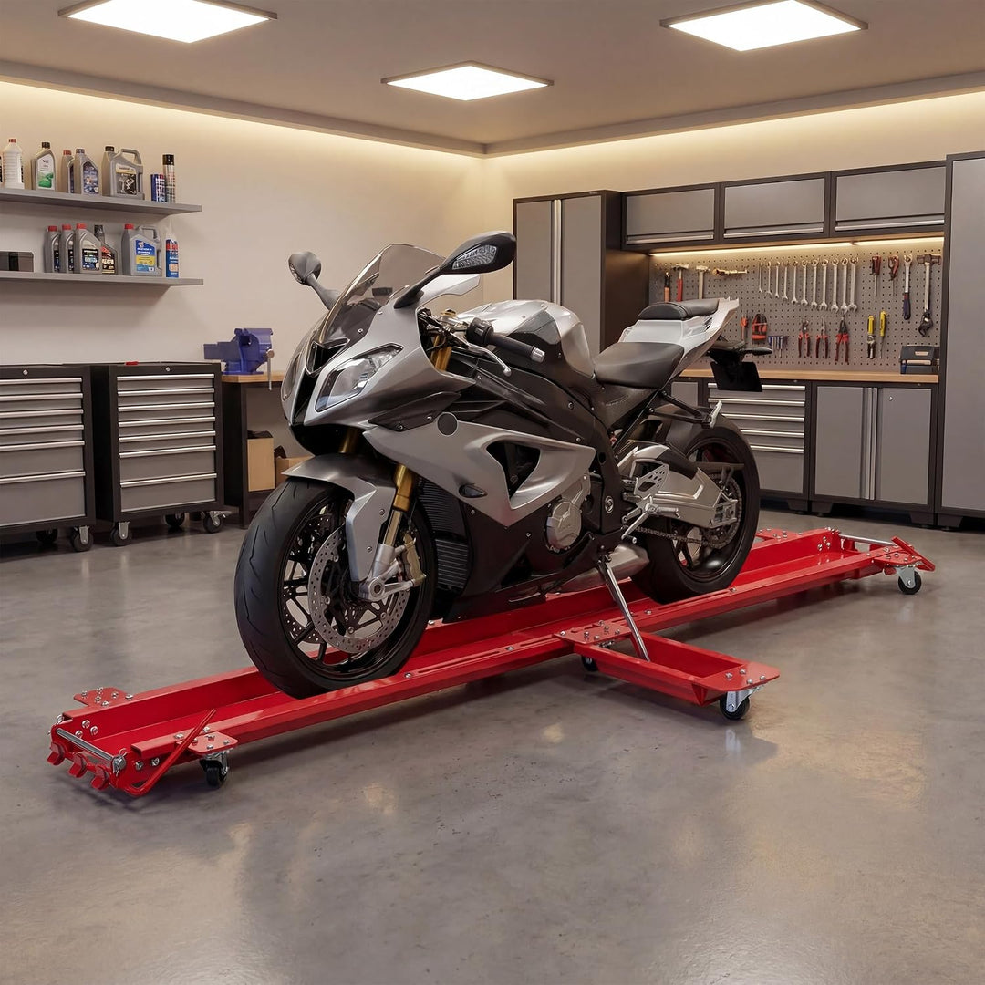 Rangierschiene Motorrad bis 250 kg Rangierhilfe Rangierheber Rangierplatte
