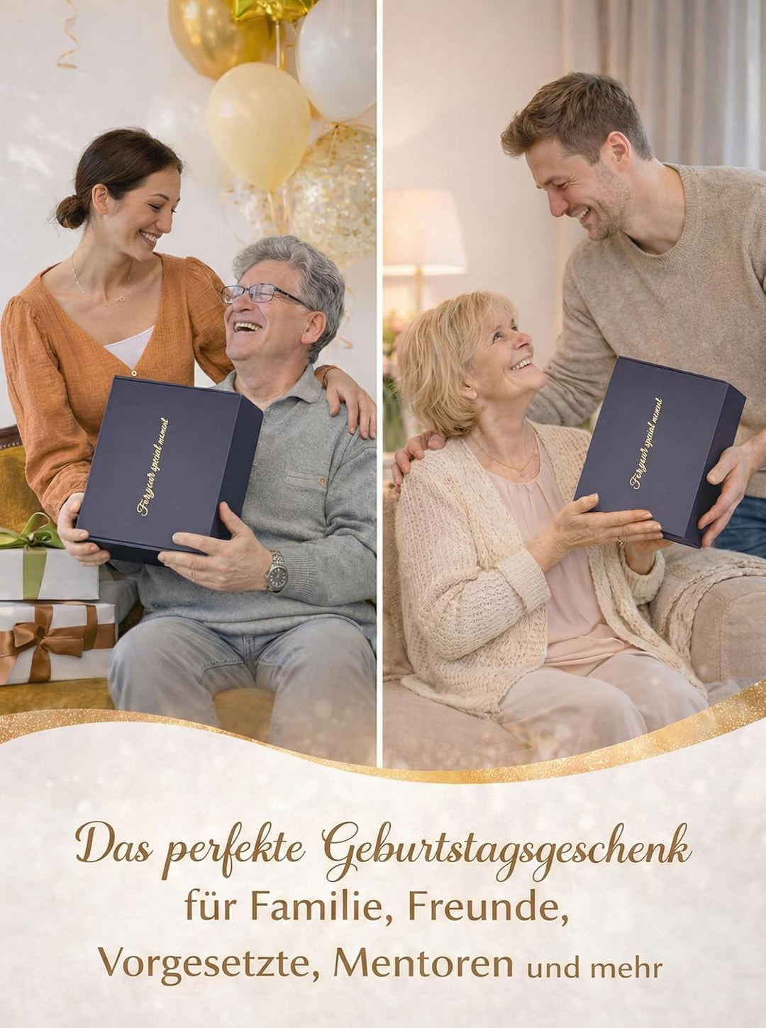 Geschenk 80. Geburtstag Frauen & Männer Jahrgang 1946 – Tischuhr mit Spruch – Geschenkidee für Mama