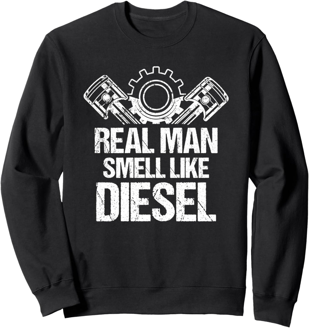 Autoschrauber Mechaniker Tuning Spruch Motor Männer Diesel Sweatshirt