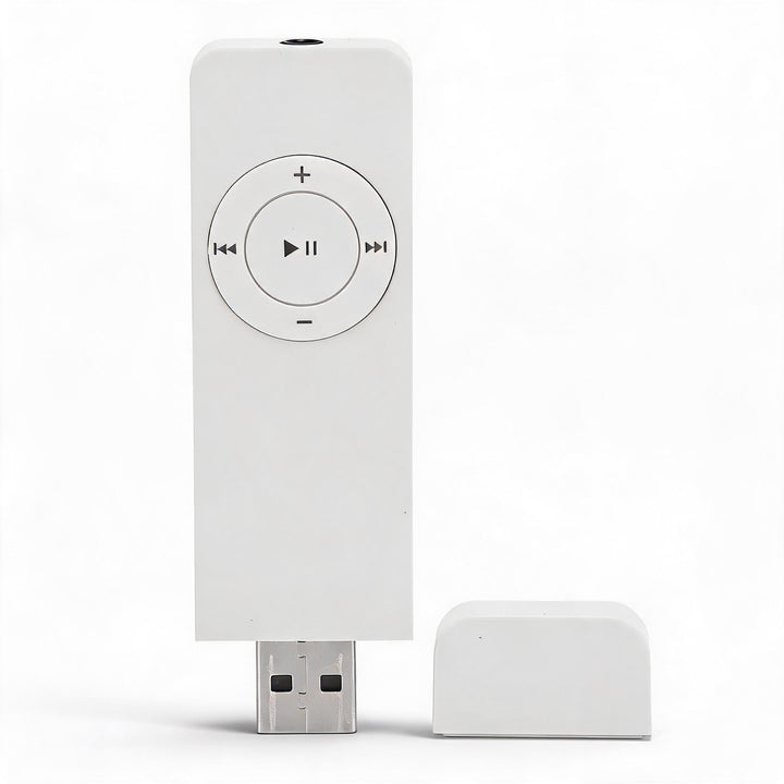 GOWENIC MP3 Player, 64 GB, Weiss, Musikplayer mit integriertem 180 mAh unterstützt Audiobücher und H