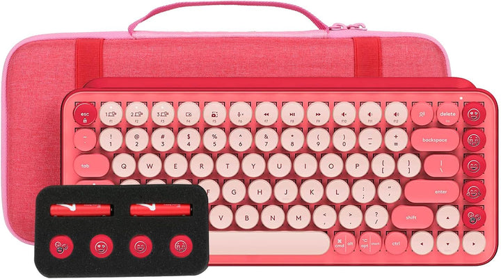 co2CREA case Harte reiseschutzhülle Etui Tasche für Logitech POP Keys/POP ICON Keys Mechanische kabe