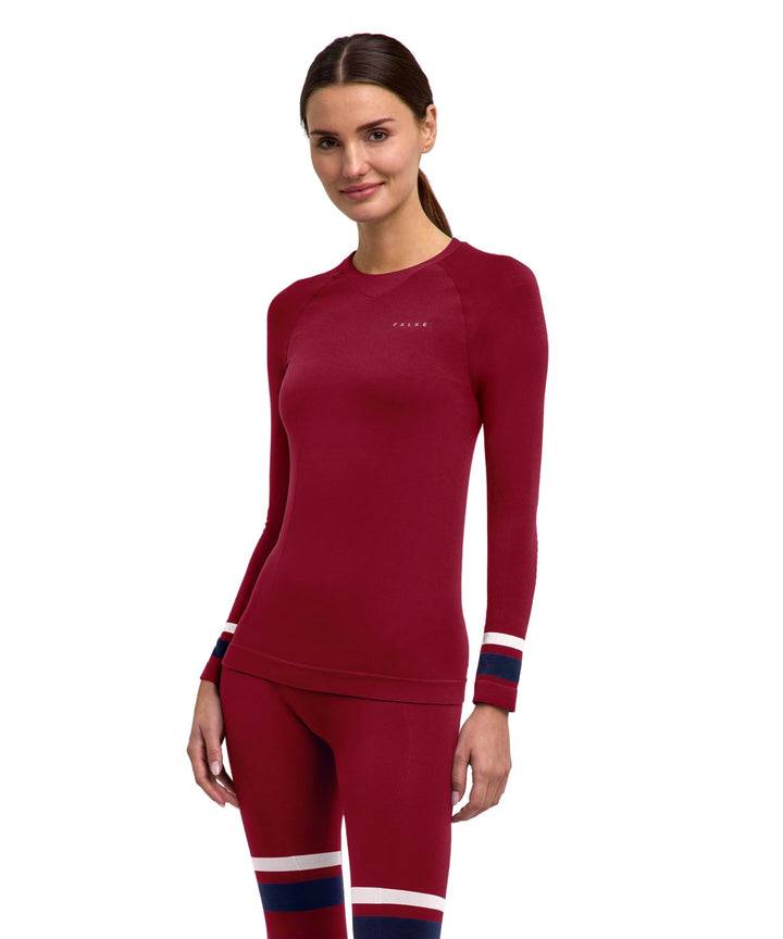 FALKE Damen Maximum Warm Round Neck Funktionsshirt Langarm kalte bis sehr kalte Temperaturen Funktio