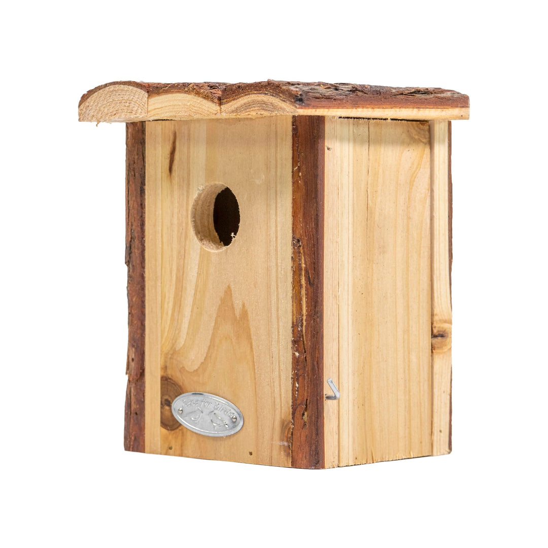 mgc24 Vogelhaus für Zaunkönig - Wildvogel Nistkasten zum Aufhängen für Garten und Balkon, aus Holz w