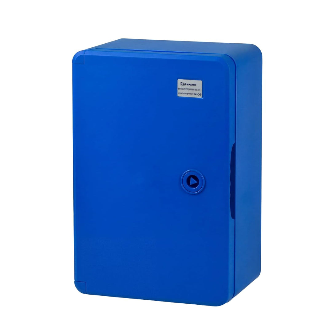 BOXEXPERT® Verteilerkasten aussen wasserdicht [ABS Kunststoff IP65 Gehäuse] blau (Serie Fleet) 300x2