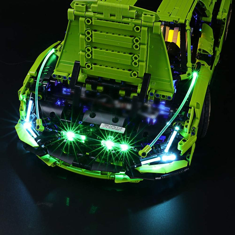 BRIKSMAX Led Beleuchtungsset für Lego Lamborghini Sián FKP 37,Kompatibel Mit Lego 42115 Bausteinen M