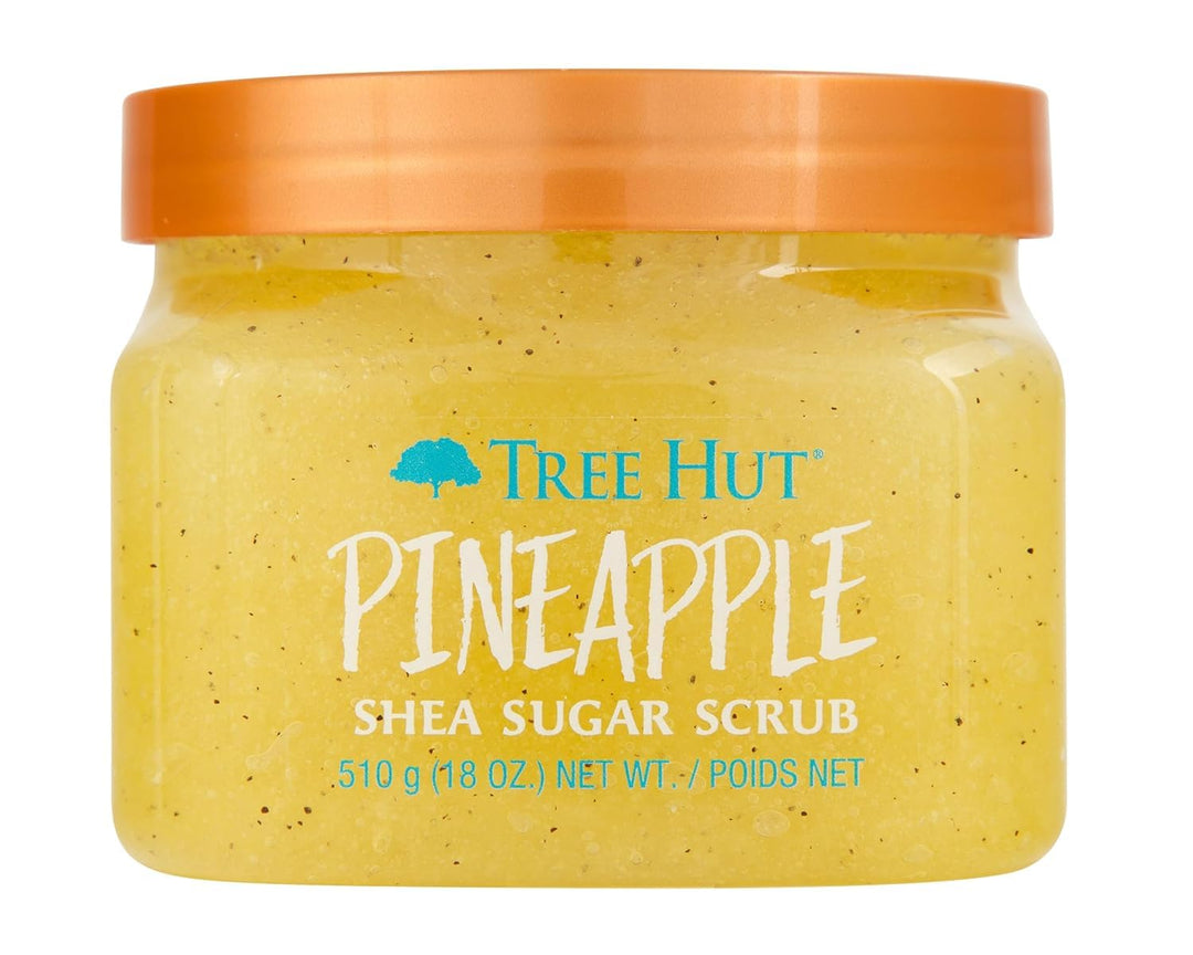Tree Hut Pineapple Shea Sugar Scrub | Peeling-Körperpeeling entfernt abgestorbene, trockene Haut für