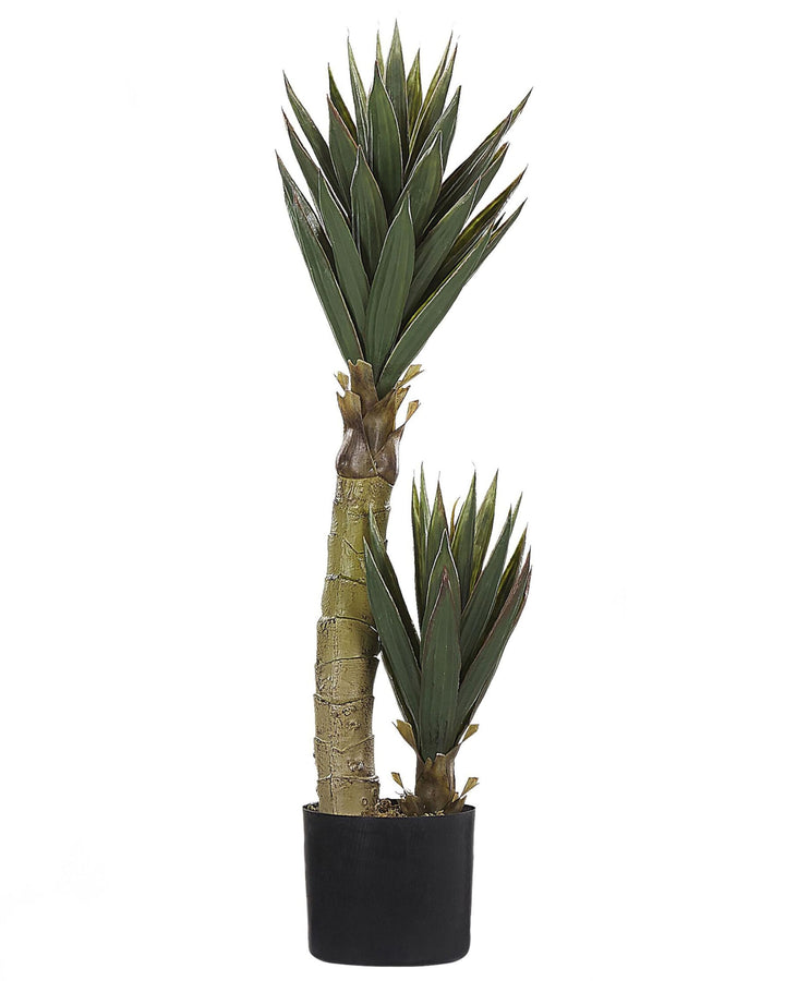 Dekopflanze in Aloe Vera-Form Kunststoff 90 cm grün Yucca