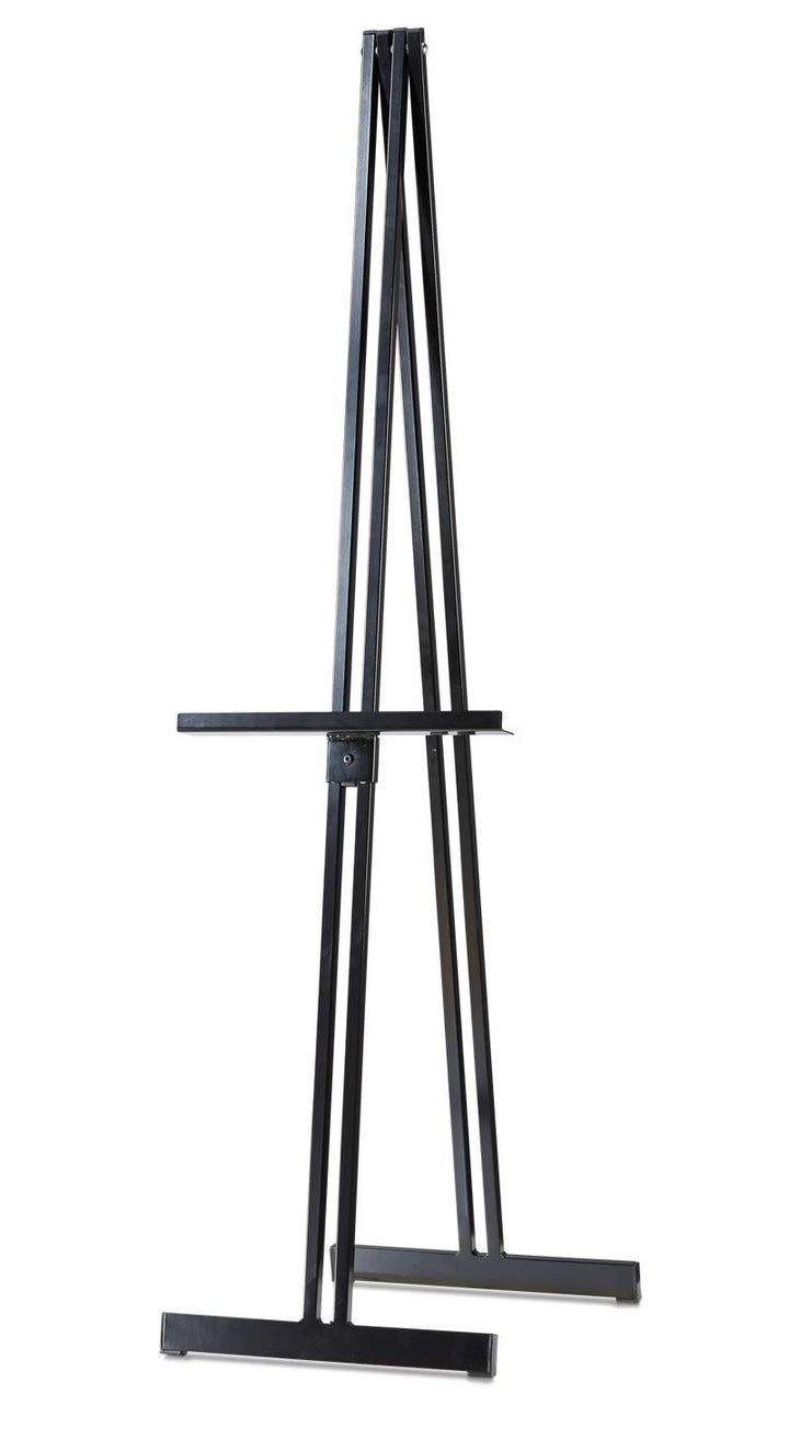 ASP Duplex Staffelei aus Stahlrohr, ca. 175 cm, inklusive einem Auflagewinkel, in 4 Farben (Schwarz