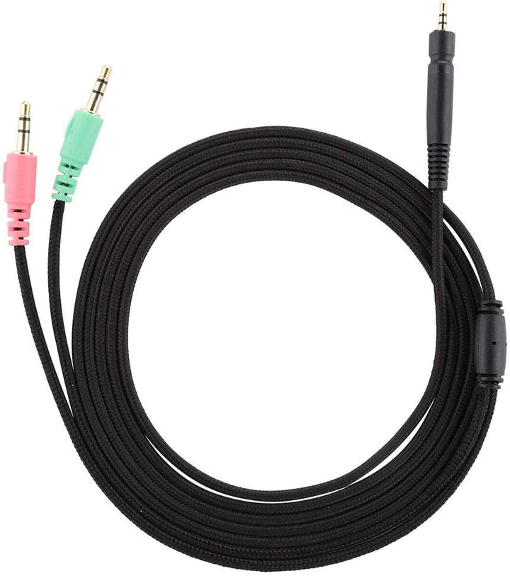 Denash Draht Gaming Headset Line, Gaming-Kopfhörerkabel für G4ME ONE/PC 373D/PC37X GSP350/500/600 mi