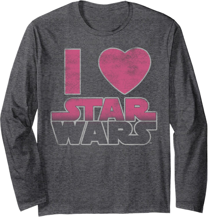 Star Wars Heart Logo Langarmshirt