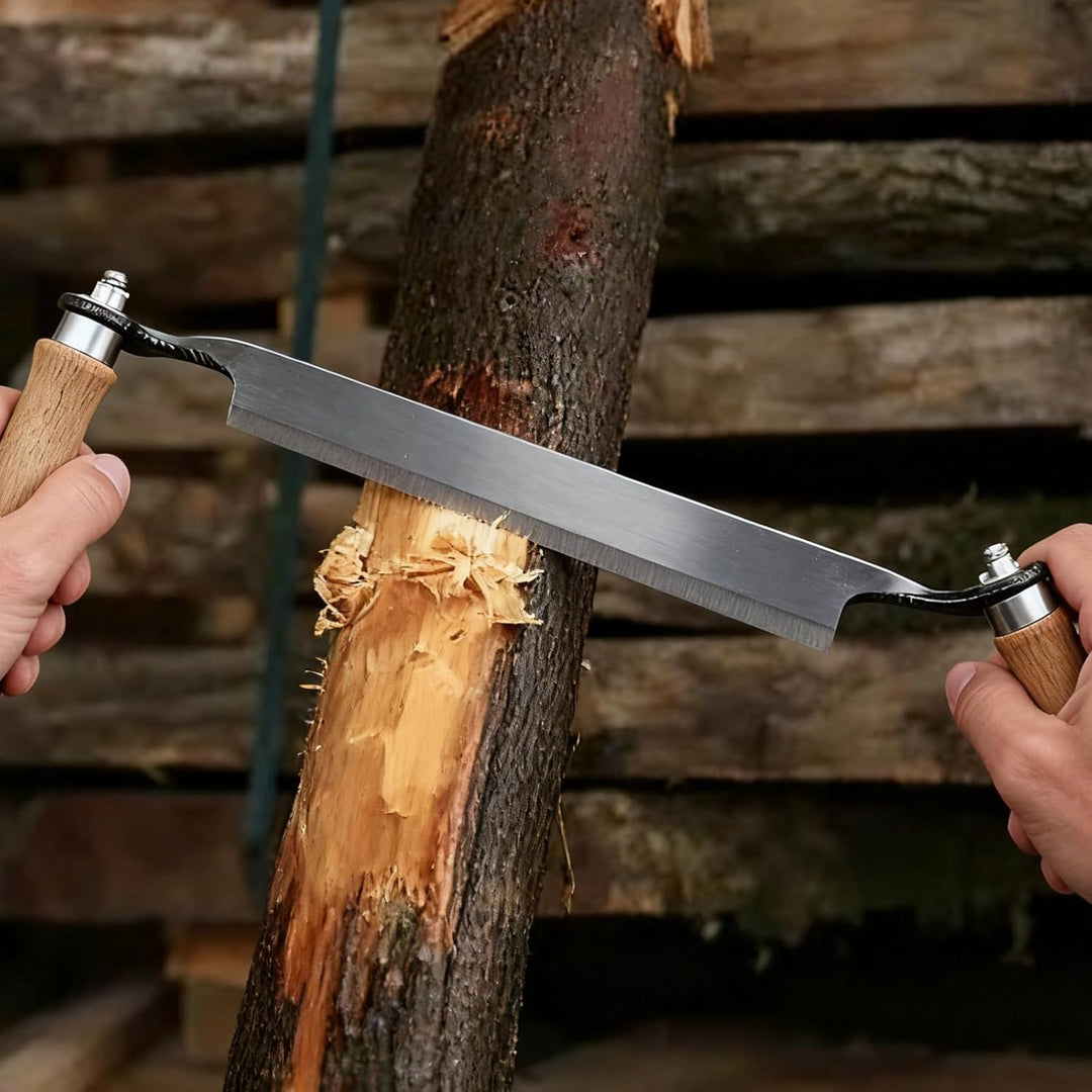 250 mm Zugmesser Reifmesser mit Hohe Schärfe: Ziehmesser Holz, Stossfestes Reifmesser, Patentiertes