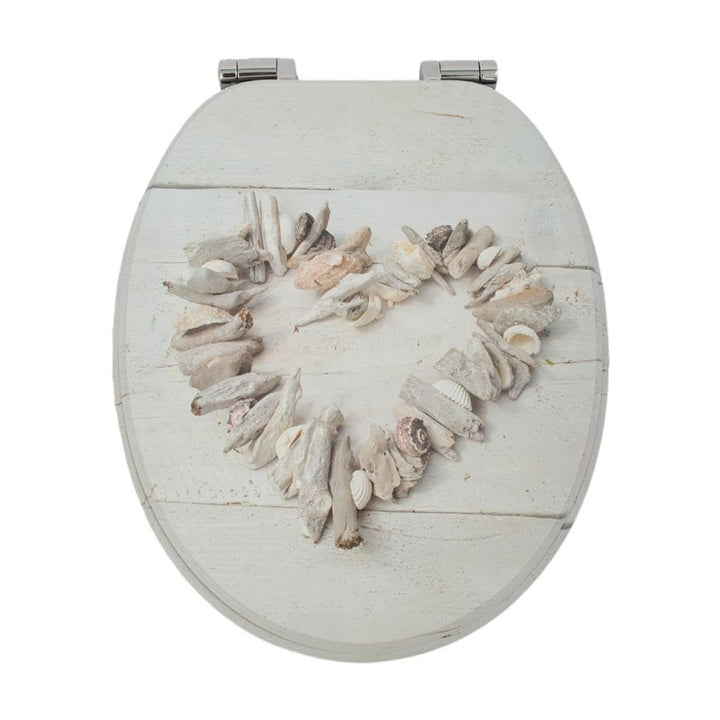 MDF-Toilettensitz mit Soft-Close-Mechanismus, O-förmiger Toilettensitz mit verstellbaren Scharnieren
