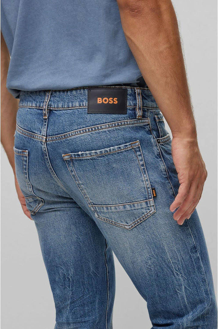 BOSS Herren Maine Bc-l-b Jeans_Trousers 30W / 32L Blau, 30W / 32L Blau