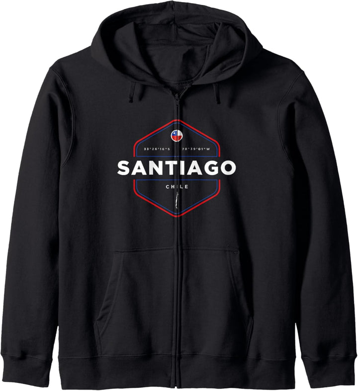 Santiago Chile Kapuzenjacke