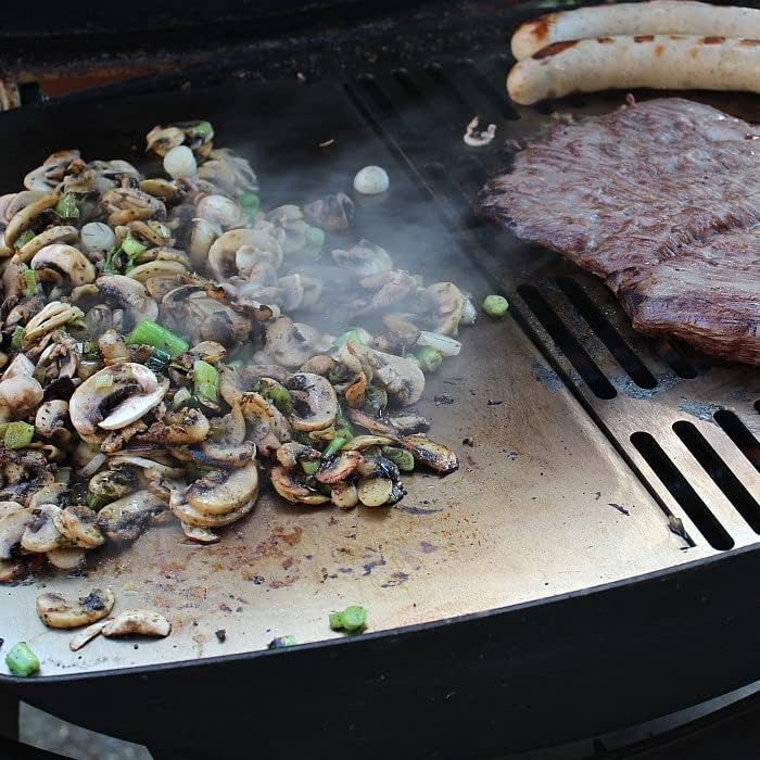 Grillrost.com Das Original Edelstahl Grillplatte | Plancha passend für Weber Q100/1000 - ersetzt ein