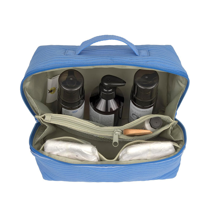 LÄSSIG Wickeltisch Flex Organizer mit Tragegriff Blue, Blue