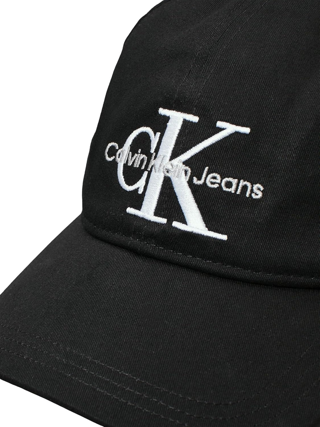 Calvin Klein Herren Cap Monogram Basecap Einheitsgrösse Schwarz (Black Other Version), Einheitsgröss