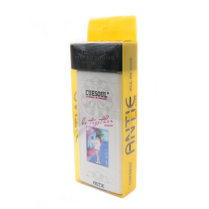 CUESOUL ANTIE Hard Dart Case, Hält 6 Dartpfeile mit Stahlspitze/Softspitze und zusätzliches Zubehör,