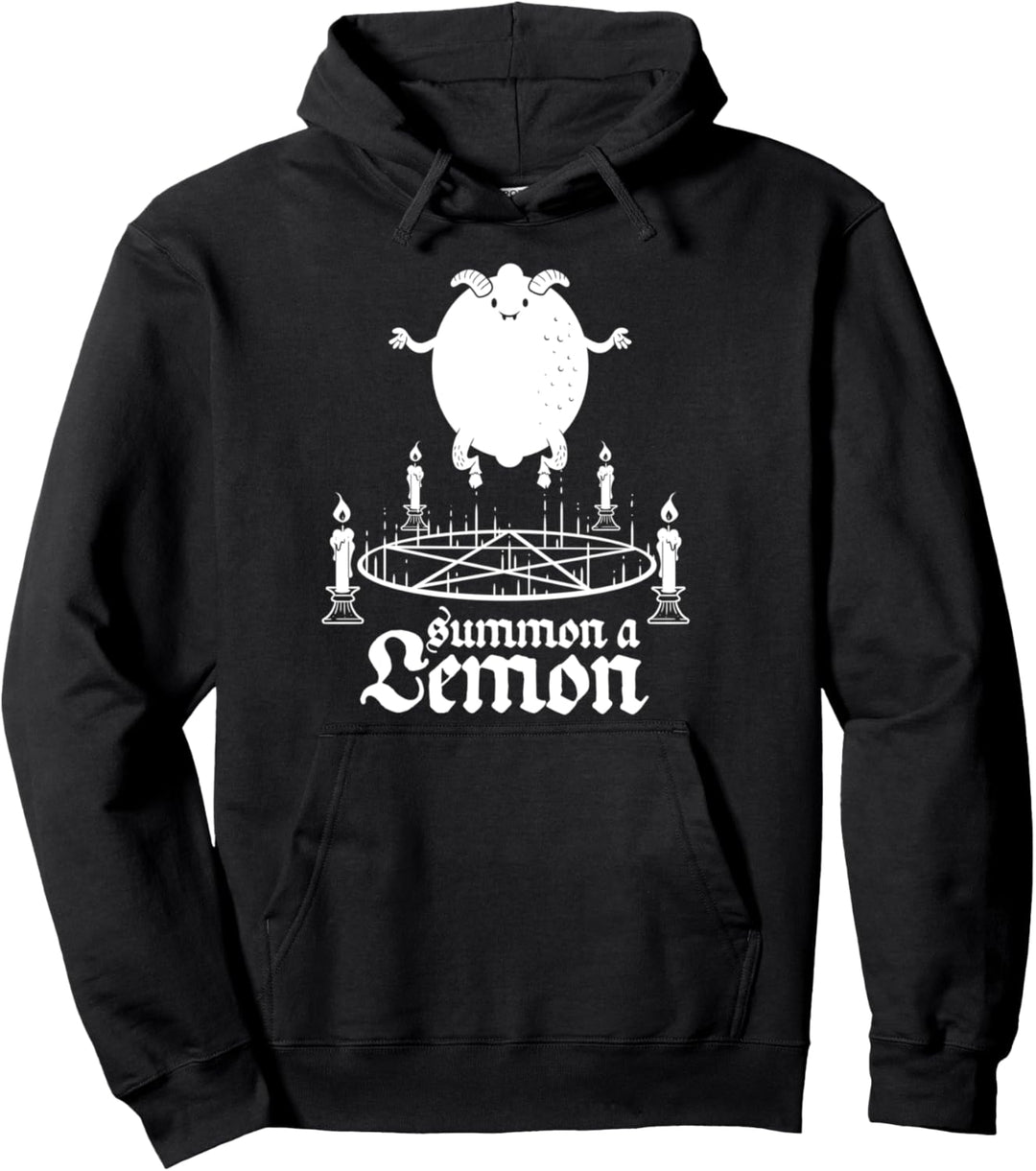 Funny Beschwöre eine Dämonenzitrone, die Satan beschwört Pullover Hoodie