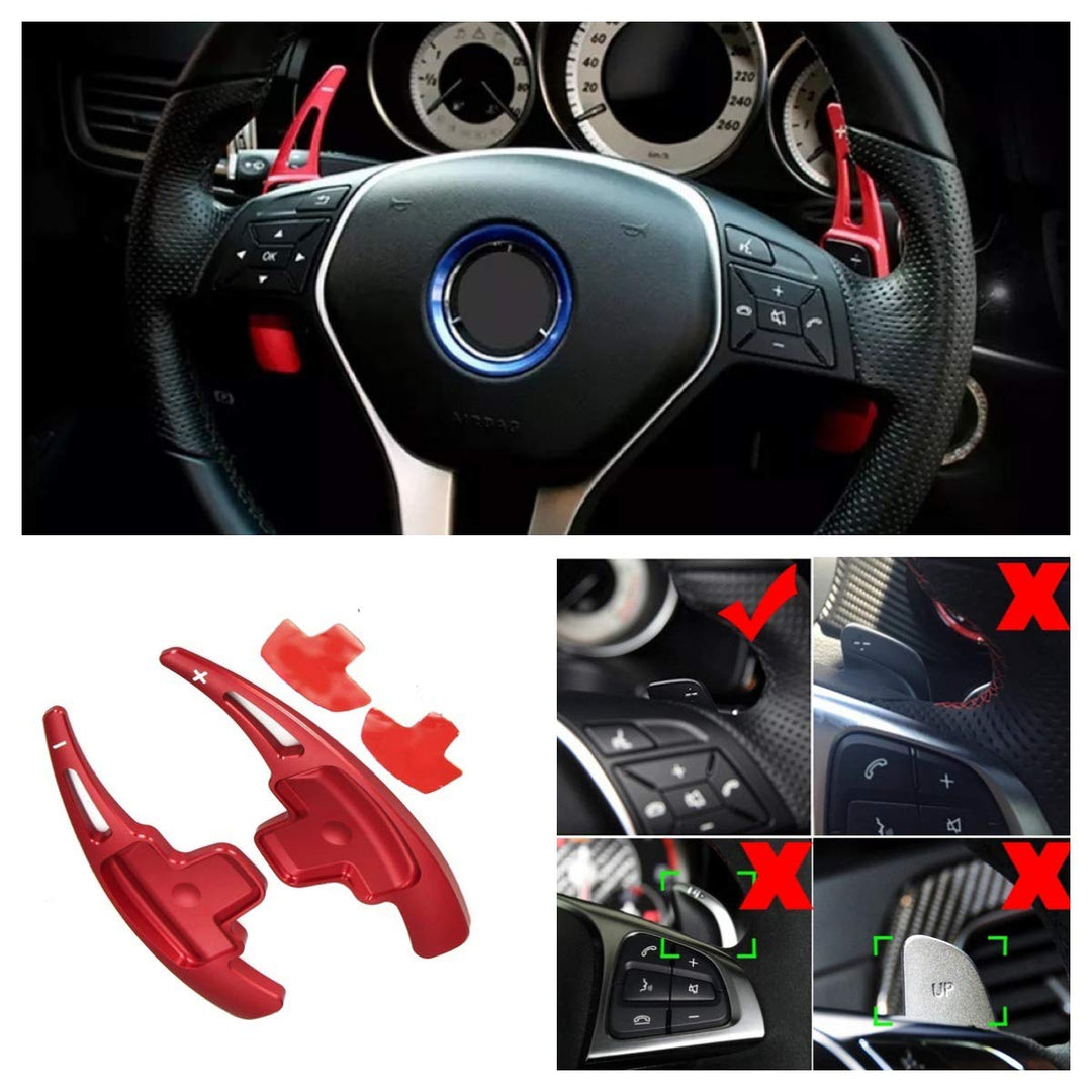 Schaltwippen Verlängerung Shift Paddels Passend Für Mercedes Benz A B C E GLC CLA CLS GLE GLS GLK Ro