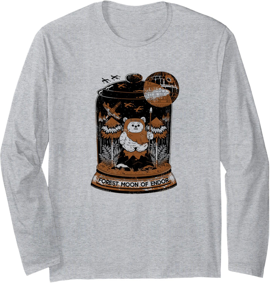 Star Wars Ewok Terrarium Forest Moon Of Endor Langarmshirt