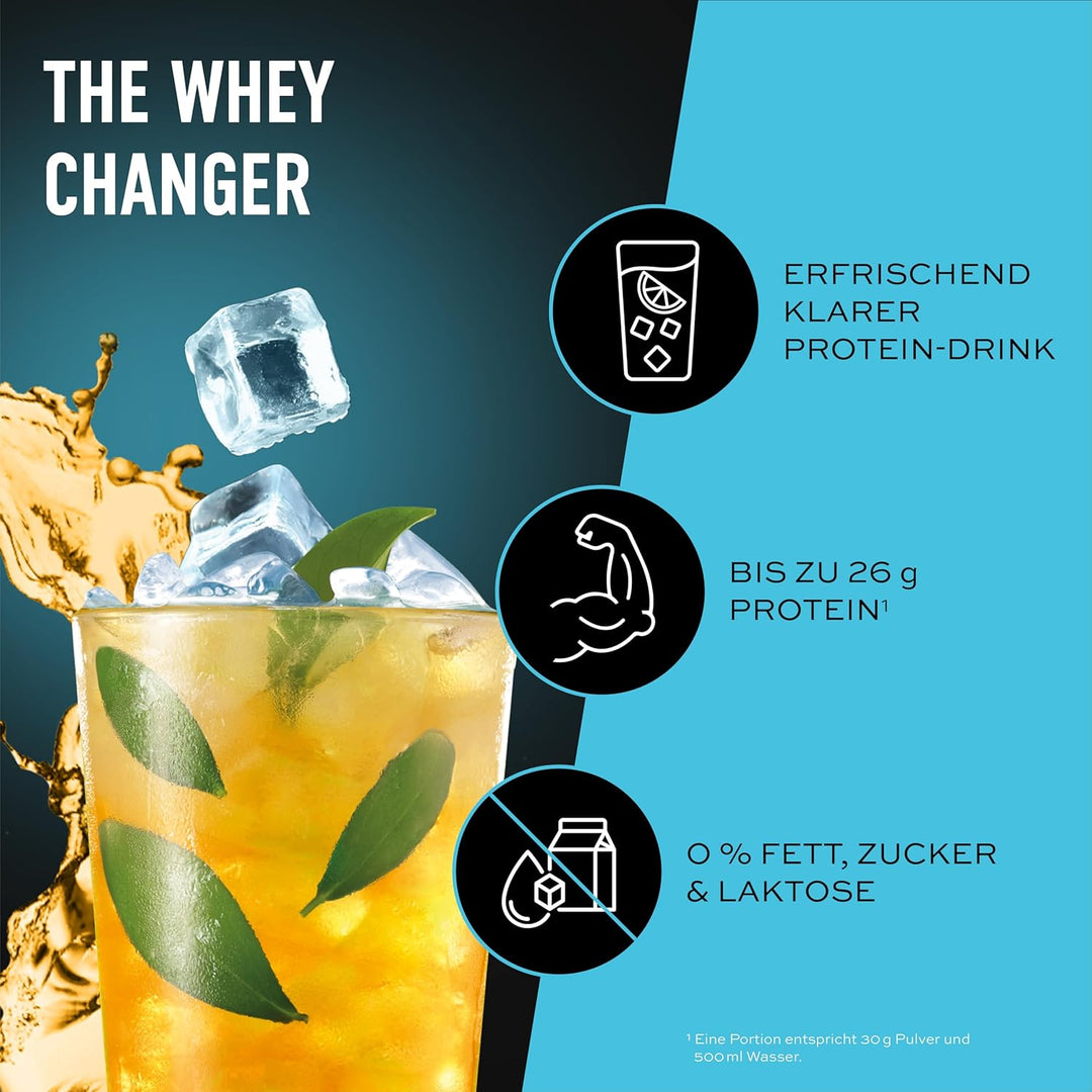 ESN ISOCLEAR Whey Isolate Protein Pulver, Green Tea Honey, 908 g, Clear Whey