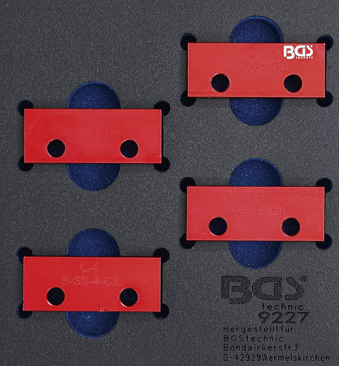 BGS 9227 | Werkstattwageneinlage 1/6: Nockenwellen-Arretierwerkzeug-Satz | für Alfa Romeo / Lancia 3
