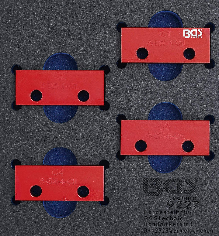 BGS 9227 | Werkstattwageneinlage 1/6: Nockenwellen-Arretierwerkzeug-Satz | für Alfa Romeo / Lancia 3