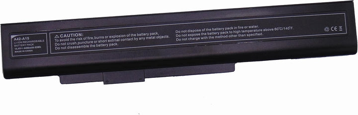 FengWings 14.4V 4400mAh A42-A15 Ersetzen Laptop akku für Medion Akoya E6222 E7219 MD97874 MD97877 MD