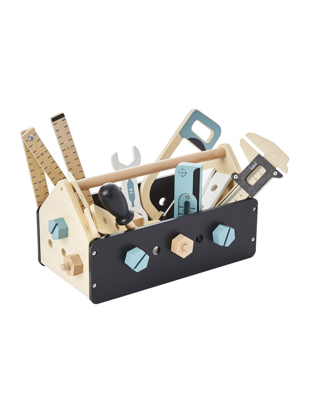 VERTBAUDETKinder Spiel-Werkzeugkasten, Holz FSC®schwarz/naturONE Size, Schwarz/Natur