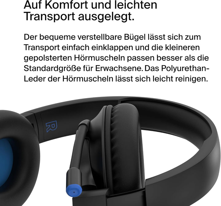Belkin SoundForm Inspire kabelloser Over-Ear-Kopfhörer für Kinder, On-Ear-Kopfhörer für Mädchen und