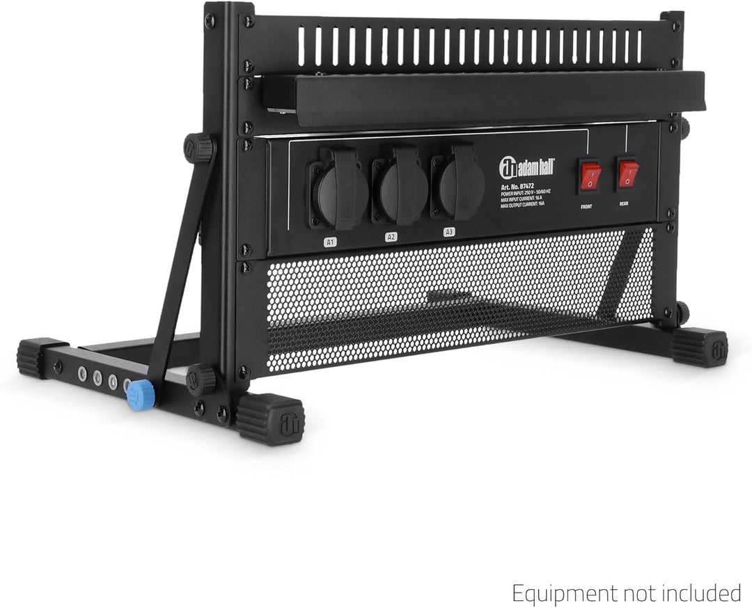 Adam Hall 19'' Parts RACK STAND 06 - Verstellbarer 19" Rackständer, 6HE, schwarz