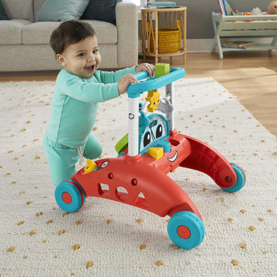 Fisher-Price 2-Seiten Auto-Lauflernwagen, mitwachsendes interaktives Spiel-Center mit über 50 Lieder