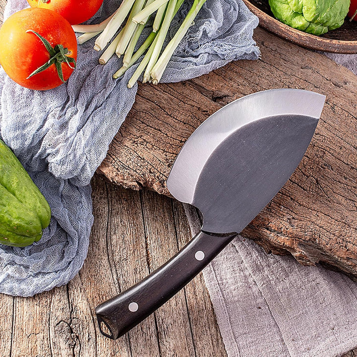 Kochmesser japanische Handgefertigtes geschmiedetes Outdoor Kochmesser hoher Kohlenstoffstahl Fischm
