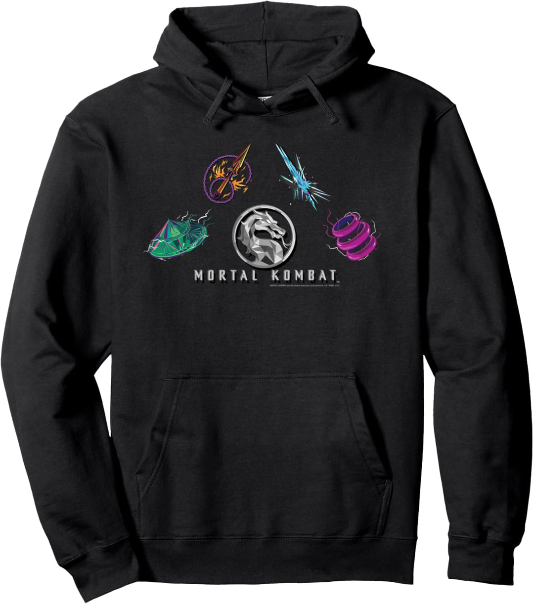 Kombat-Symbole Pullover Hoodie